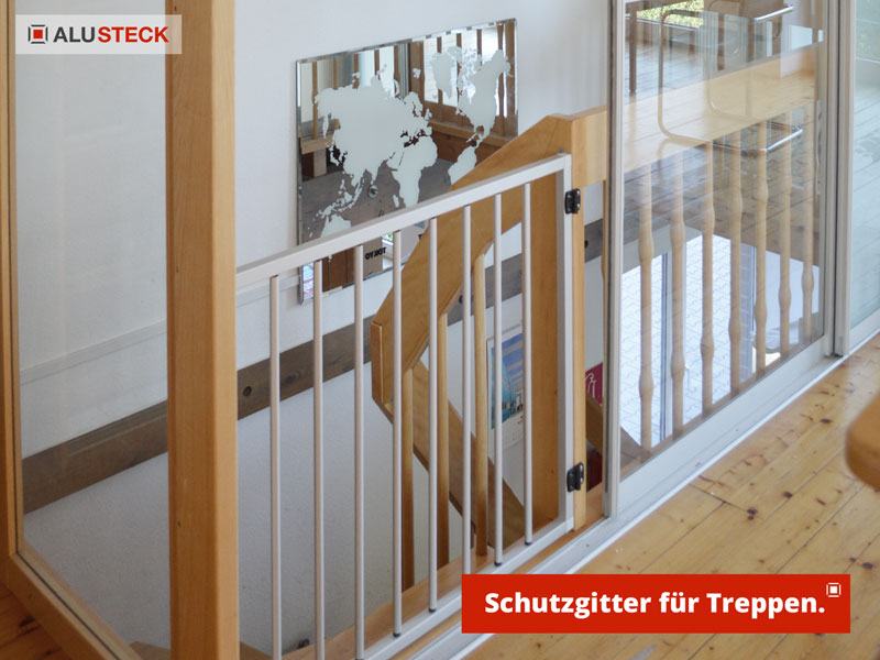 Treppenschutzgitter Von Alusteck Nach Mass